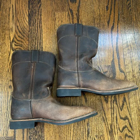 Classic Brown Leather Men's Boots