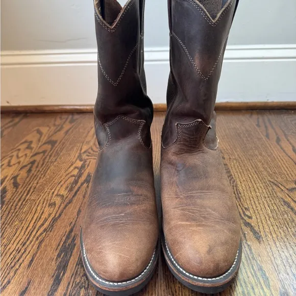 Classic Brown Leather Men's Boots