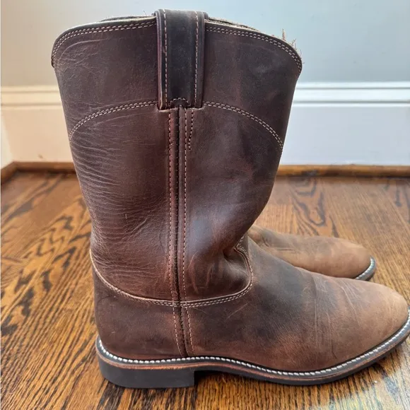 Classic Brown Leather Men's Boots