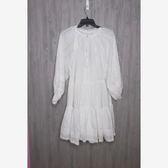 Cleobella Ethereal Mini Dress in White Size S