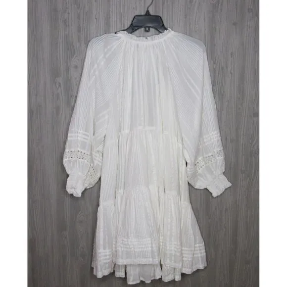 Cleobella Ethereal Mini Dress in White Size S
