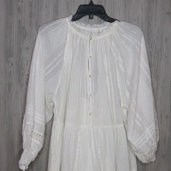 Cleobella Ethereal Mini Dress in White Size S