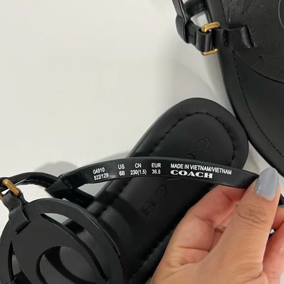 Coach Jeri Logo Sandals