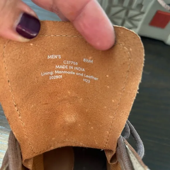 Cole Haan Brown and Cream Ankle Boots with Lace-Up Design
