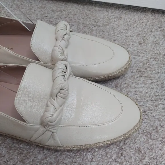 Cole Haan Grand 360 Knot Leather Espadrille Loafers Size 10B