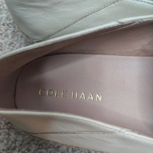 Cole Haan Grand 360 Knot Leather Espadrille Loafers Size 10B
