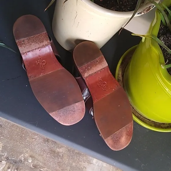 Cole Haan Leather Brown Sandals