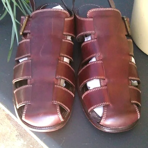 Cole Haan Leather Brown Sandals