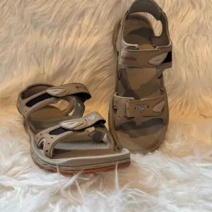 Columbia Men's Techlite Activewear Sandals Beige Size 11 Outdoor Adventure