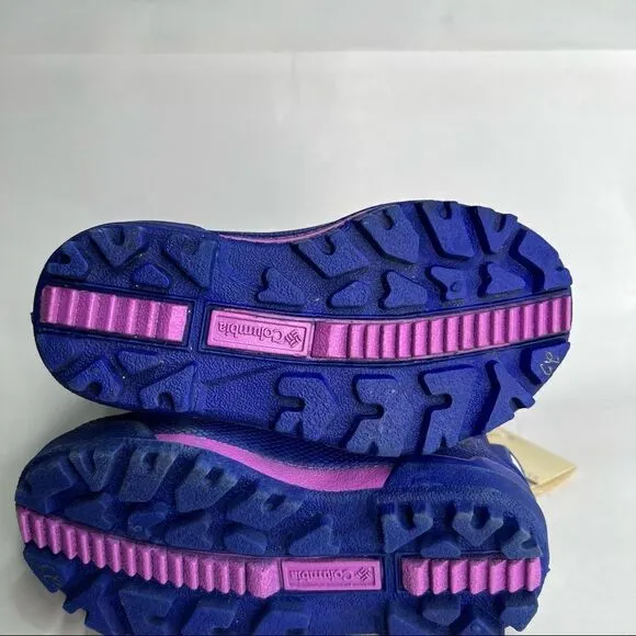 Columbia Girls Kids Blue Powderbug Waterproof Winter Warm Ski Snow Boots size 7