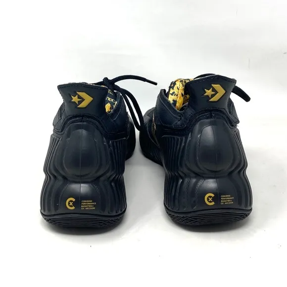 Converse BB Prototype CX Gold Black Mesh Women's Mid Basketball Sneakers A02515C