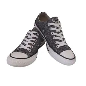 Converse Black White Heathered Canvas Low Top Y2k Sneakers Youth/ Men 5