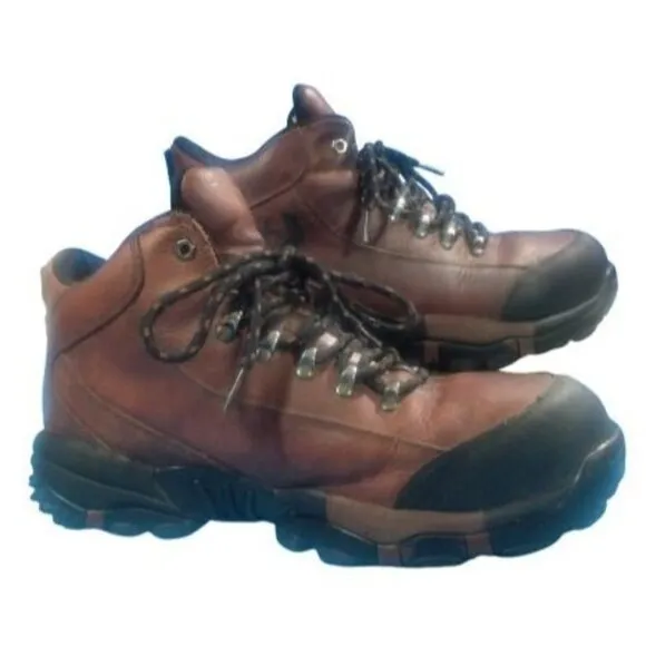 Converse C4444 Composite Toe Mens Brown Leather Work Boots Size 11 M