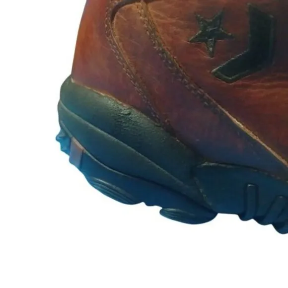 Converse C4444 Composite Toe Mens Brown Leather Work Boots Size 11 M
