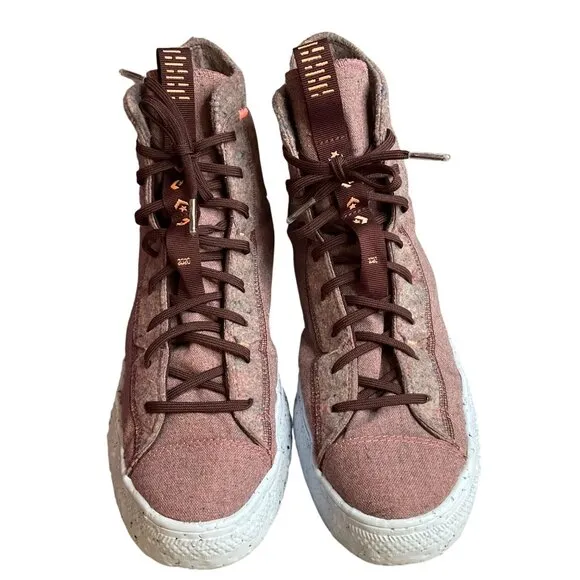 Converse Chuck Taylor All Star Crater High Burgundy Sneakers Size 13 skater