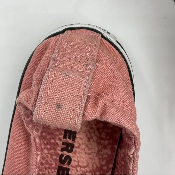 Converse Dusty Pink Shoreline Canvas Slip On Sneakers Women’s Size 8 Feminine