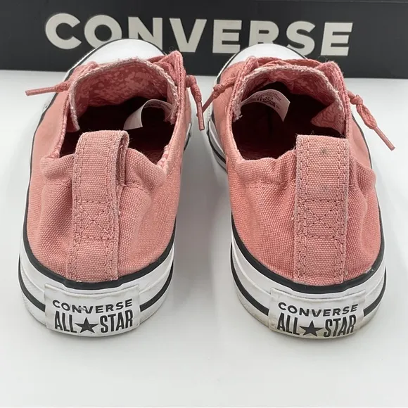 Converse Dusty Pink Shoreline Canvas Slip On Sneakers Women’s Size 8 Feminine