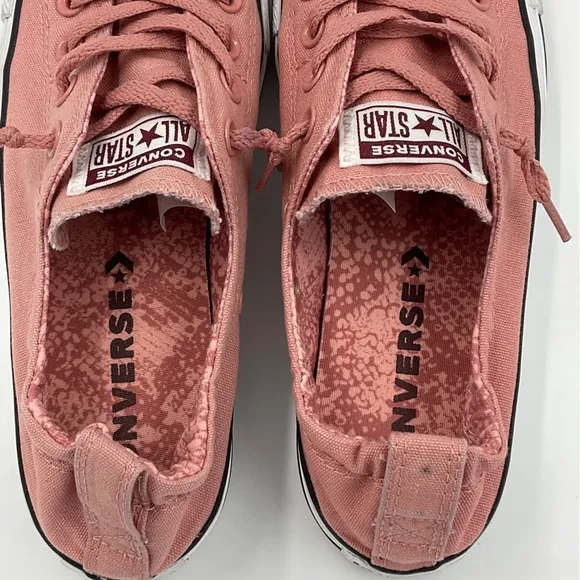 Converse Dusty Pink Shoreline Canvas Slip On Sneakers Women’s Size 8 Feminine