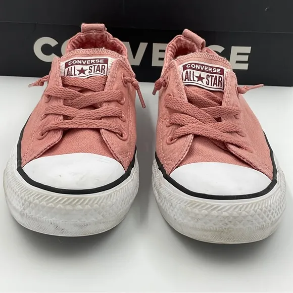 Converse Dusty Pink Shoreline Canvas Slip On Sneakers Women’s Size 8 Feminine