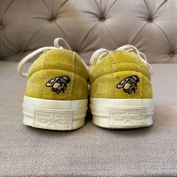 Converse One Star x Golf Le Fleur Sulphur 2017 Unisex Sneaker Mens size 8 Yellow