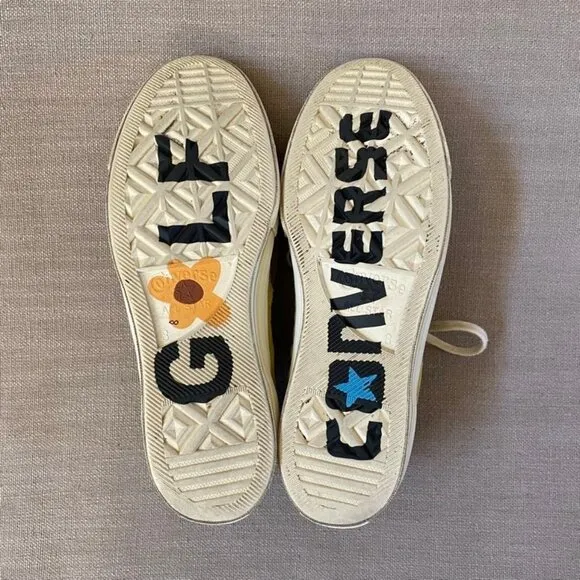 Converse One Star x Golf Le Fleur Sulphur 2017 Unisex Sneaker Mens size 8 Yellow