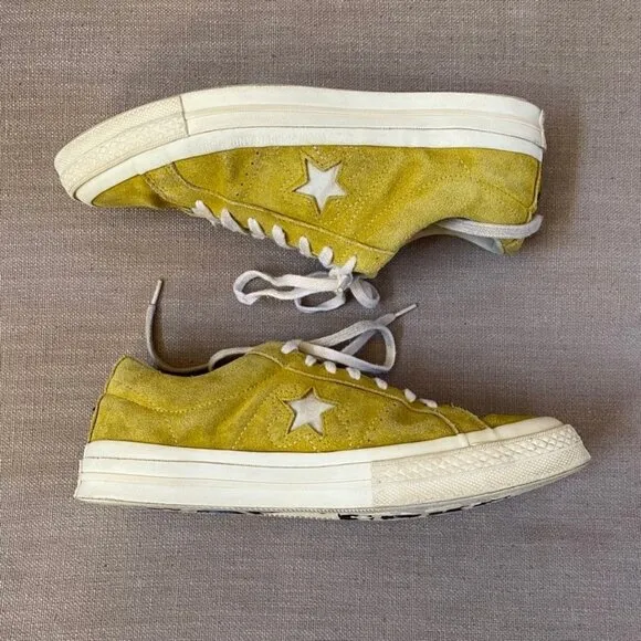 Converse One Star x Golf Le Fleur Sulphur 2017 Unisex Sneaker Mens size 8 Yellow