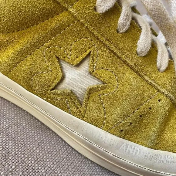 Converse One Star x Golf Le Fleur Sulphur 2017 Unisex Sneaker Mens size 8 Yellow