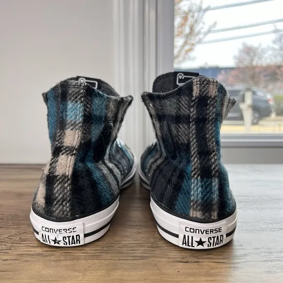 Converse X Woolrich Chuck Taylor All Star Hi-Top Sneakers Wool Mens 10 Women 12