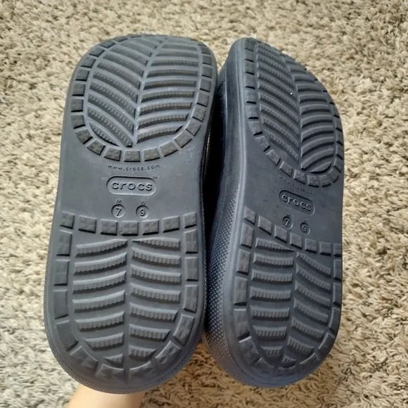 Crocs Crush Classic Platform Rain Boots unisex m 7/ w 9