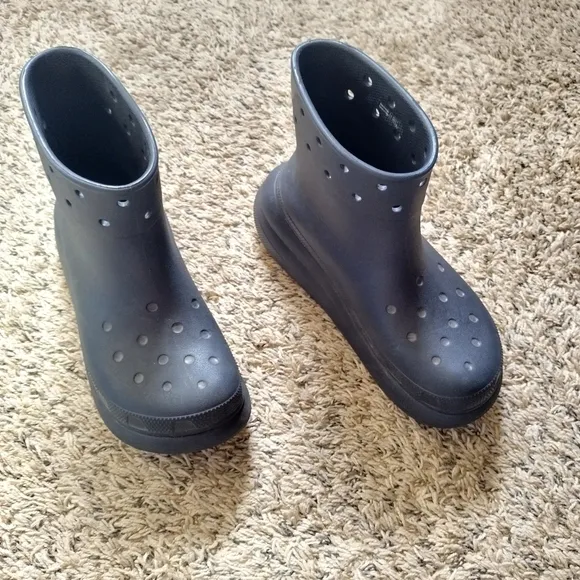 Crocs Crush Classic Platform Rain Boots unisex m 7/ w 9