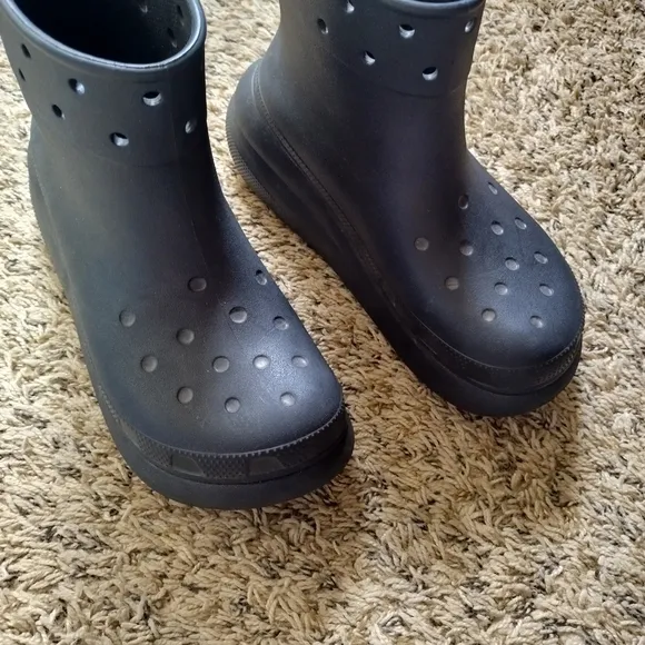 Crocs Crush Classic Platform Rain Boots unisex m 7/ w 9