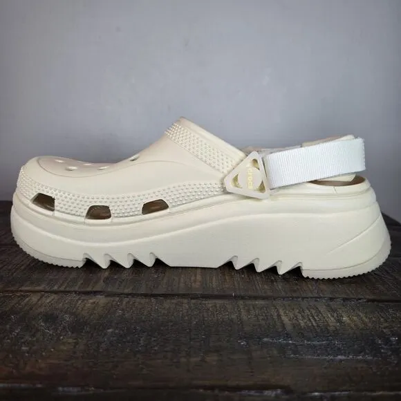Crocs Hiker Xscape Clog Womens Size 10 Mens 8 Hiking Sandals Shoes Cream Yellow