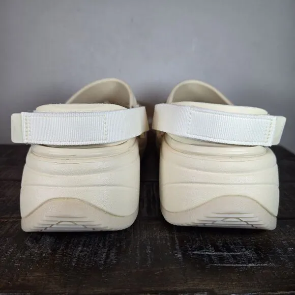 Crocs Hiker Xscape Clog Womens Size 10 Mens 8 Hiking Sandals Shoes Cream Yellow