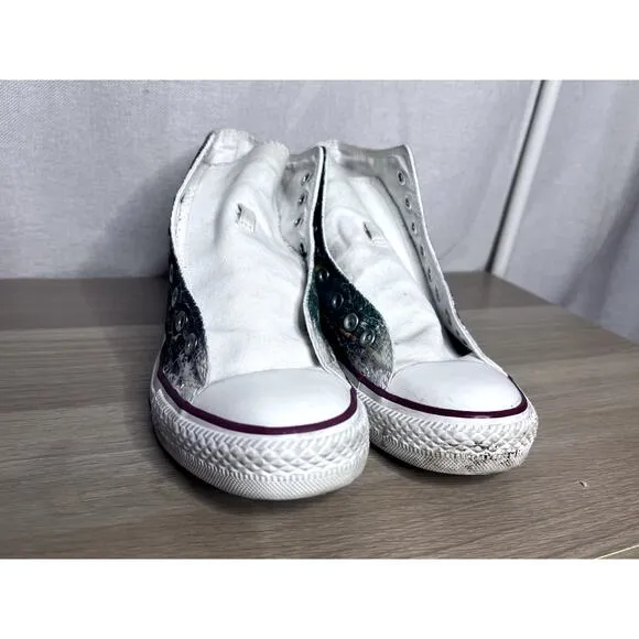 Custom Harry Potter Hogwarts Houses Converse High Top Sneakers