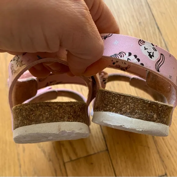 Cute Pink Unicorn Sandals Size EU28 (US11 Little Kid)