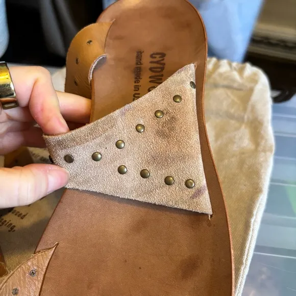 Cydwoq Hillary Suede Studded Sandals 39.5