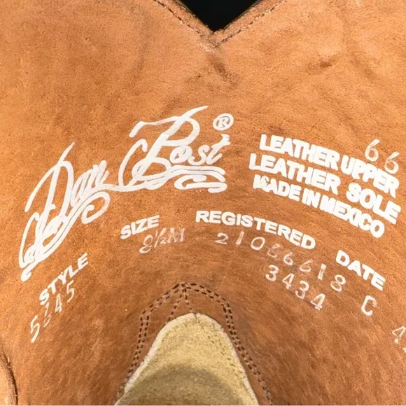 Dan Post womens Western Boots - Brown and Tan