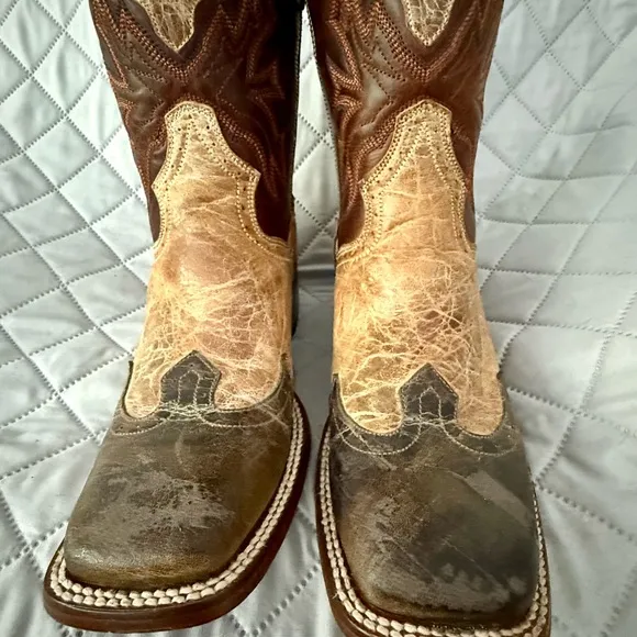 Dan Post womens Western Boots - Brown and Tan