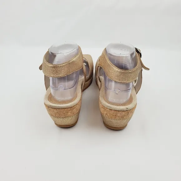 Dansko Charlotte cork grain leather sandals