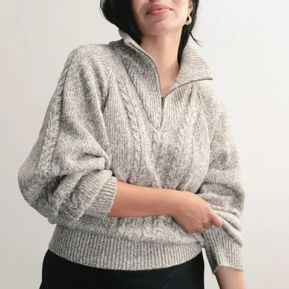 Darling, Trusty Cable Knit Sweater