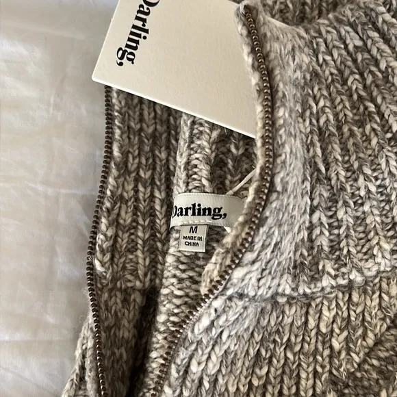 Darling, Trusty Cable Knit Sweater