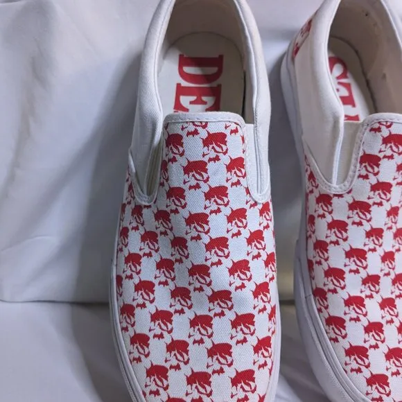 Death Saves|| Primus Classic Skater Shoe Red/White Men's Size 10