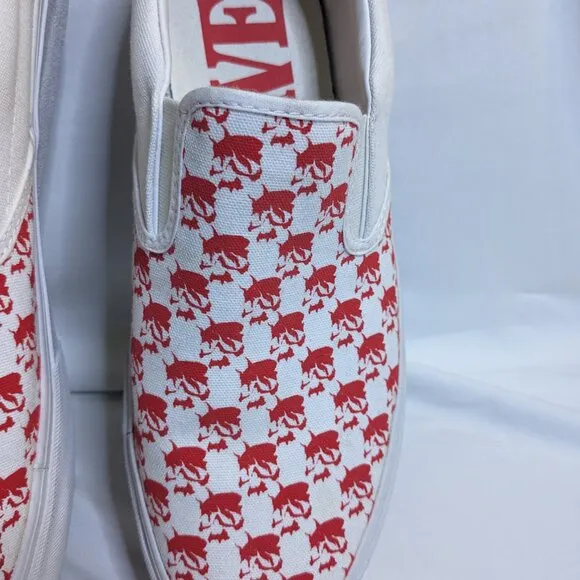 Death Saves|| Primus Classic Skater Shoe Red/White Men's Size 10
