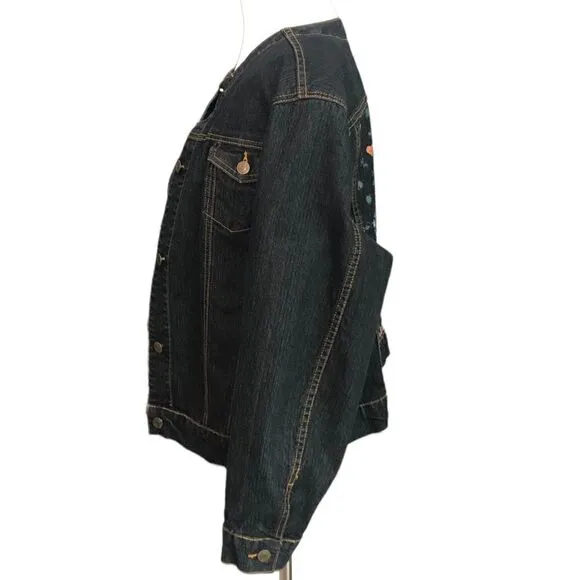Denim Jacket Be Kind Custom Back Panel - 1XL - Like New Condition Urban flair