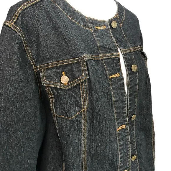 Denim Jacket Be Kind Custom Back Panel - 1XL - Like New Condition Urban flair
