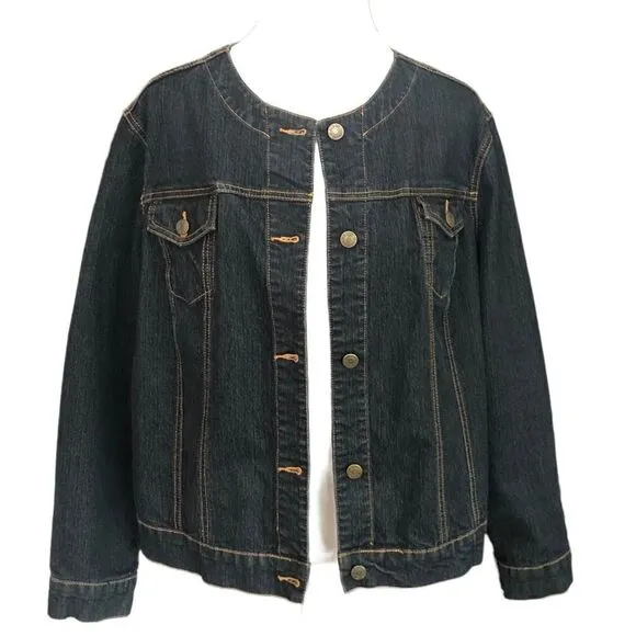 Denim Jacket Be Kind Custom Back Panel - 1XL - Like New Condition Urban flair