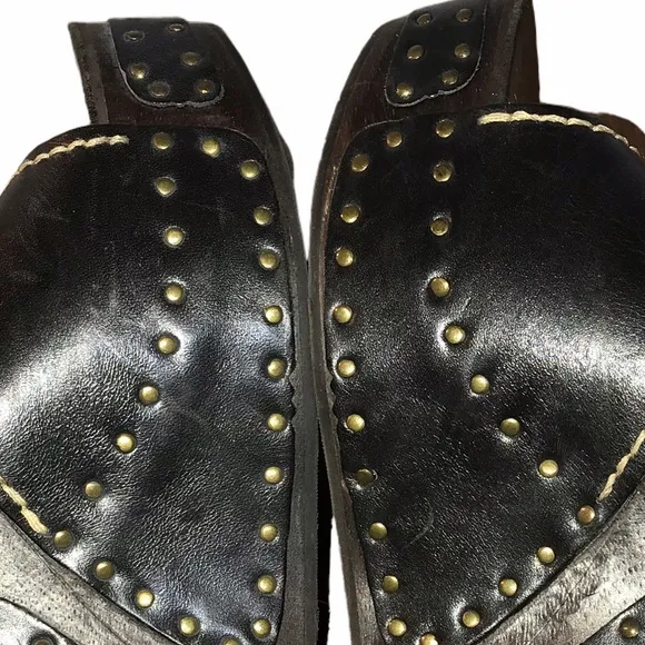 Diego Di Lucca Brazil Leather Studded Sandals