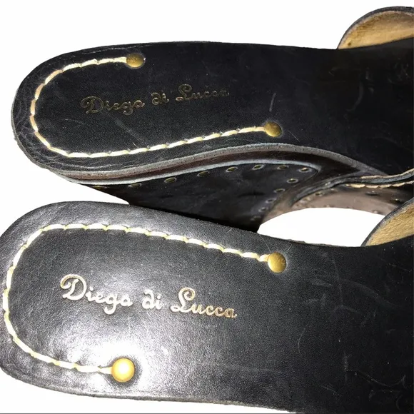 Diego Di Lucca Brazil Leather Studded Sandals