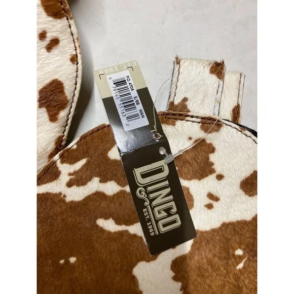 Dingo Live a Little Cow Pointed Toe Cowboy Western Boots Size 8 New In Box