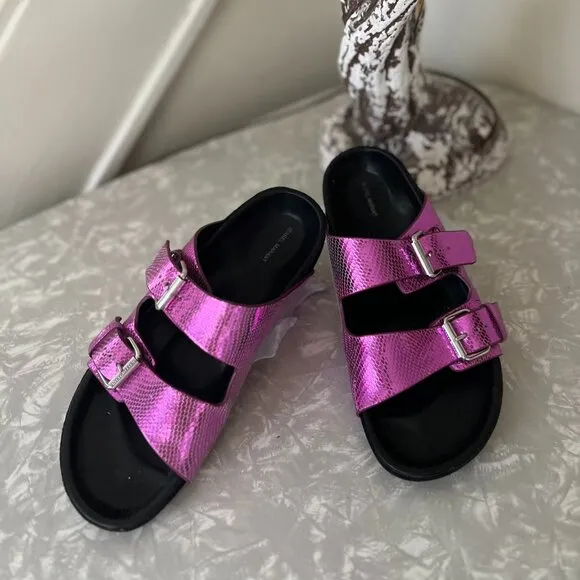 disco purple isabel marant lennyo birkenstock sandals italy leather insole